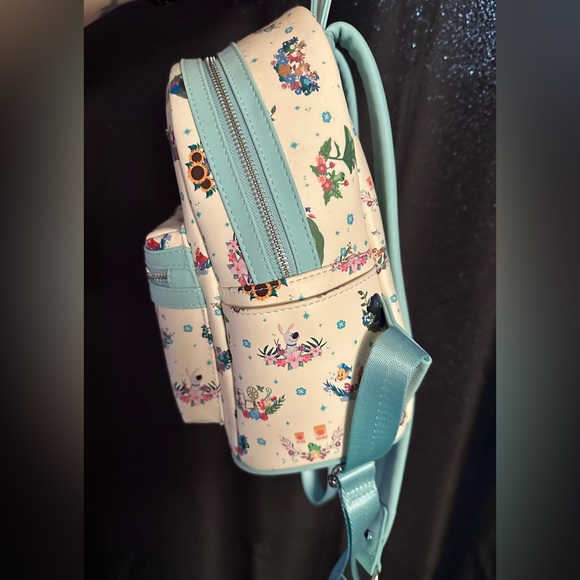 Loungefly Disney Princess Companion Floral Mini Backpack - BoxLunch Exclusive - Picture 5 of 5